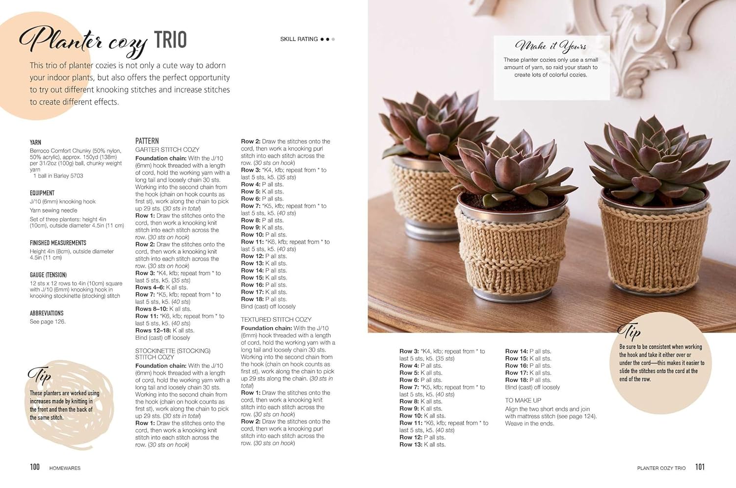 35 quick and easy patterns to knit with a crochet hook H37971