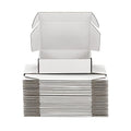 White Corrugated Cardboard Boxes Set of 25 S87571