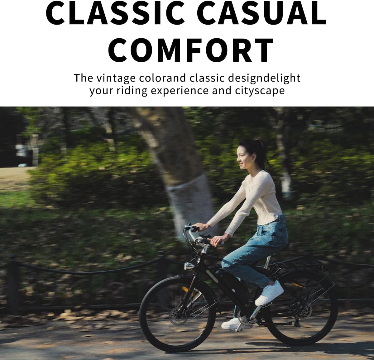 500W 28" Electric Bike with 48V 12.8AH Lithium Battery and Shimano 7 Speed T920301