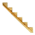 6-Step Pressure Treated Pine Wood Outdoor Stair Stringer C510
