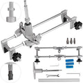 Mortice Door Fitting Jig Door Lock Mortiser Kit Hole Saw 3 Cutters 8pcs Q762