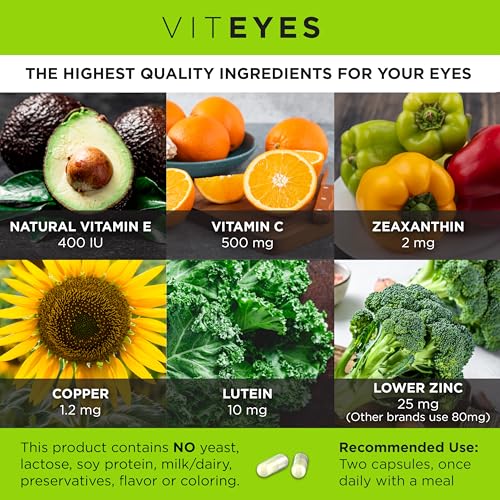 180 Ct Eye Vitamins with Lutein & Zeaxanthin B2270