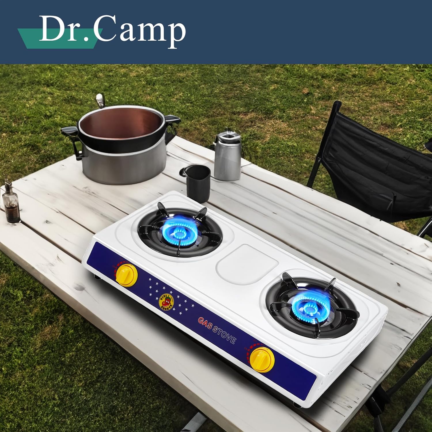 2 Burner Camping Stove K9347