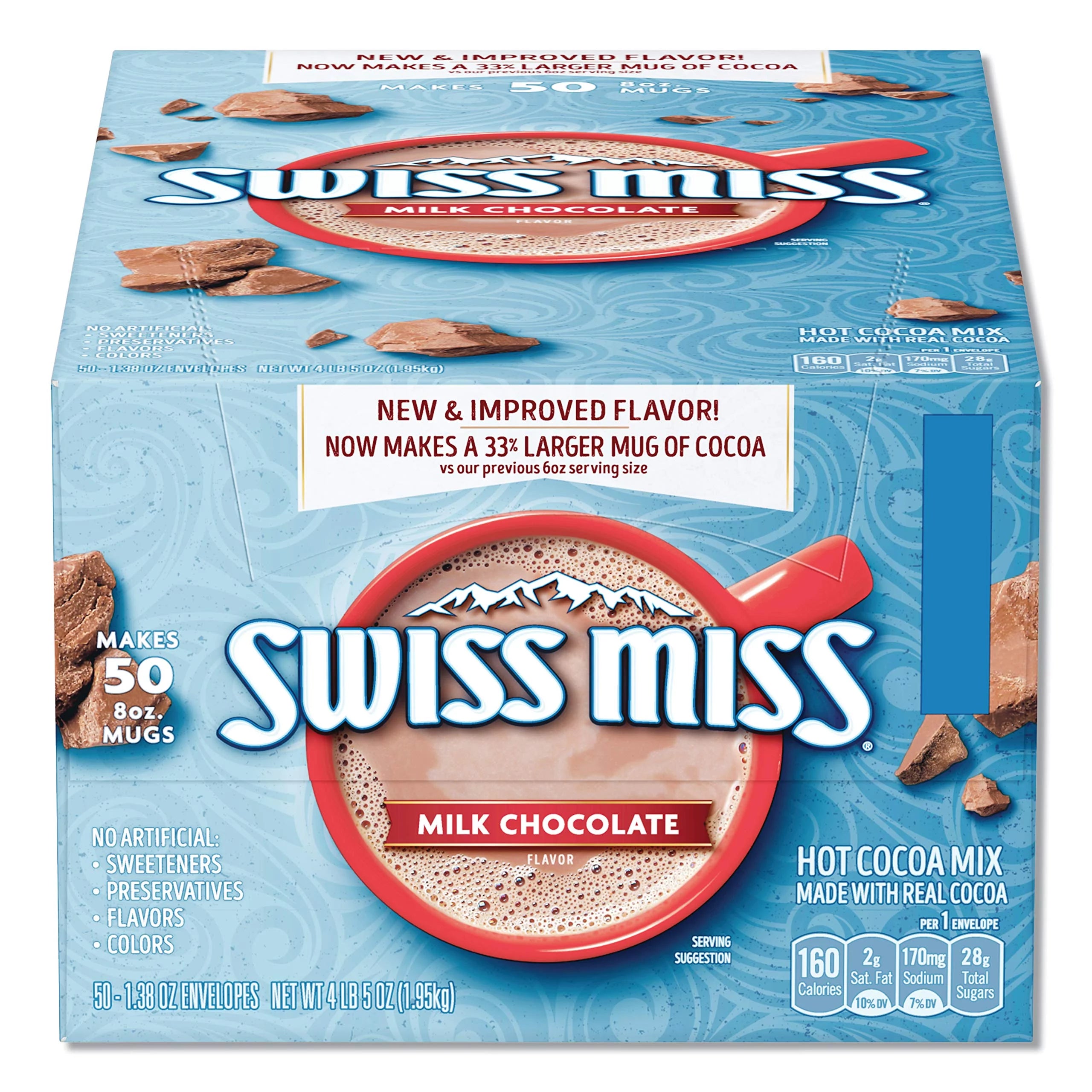 50-1.38 Oz Milk Chocolate Hot Cocoa Mix D743074