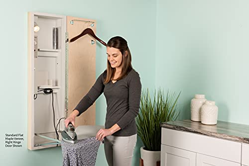 42 Inch Built-In Ironing Center with Swiveling Ironing Board N1242