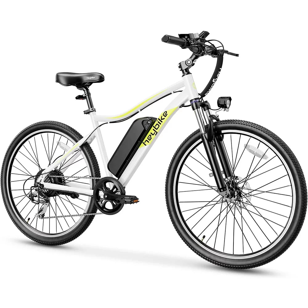 Electric Bike with 500W Motor, 48V 12.5AH Removable Battery, 27.5" 7-Speed Front Suspension D210214
