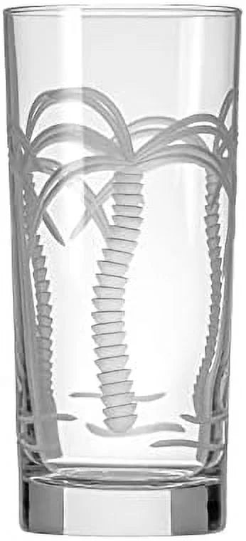 Set Of 4 15 Ounce Lead-Free Crystal Highball Glass D895