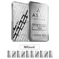 1 oz .999 Fine Silver Bar P5080