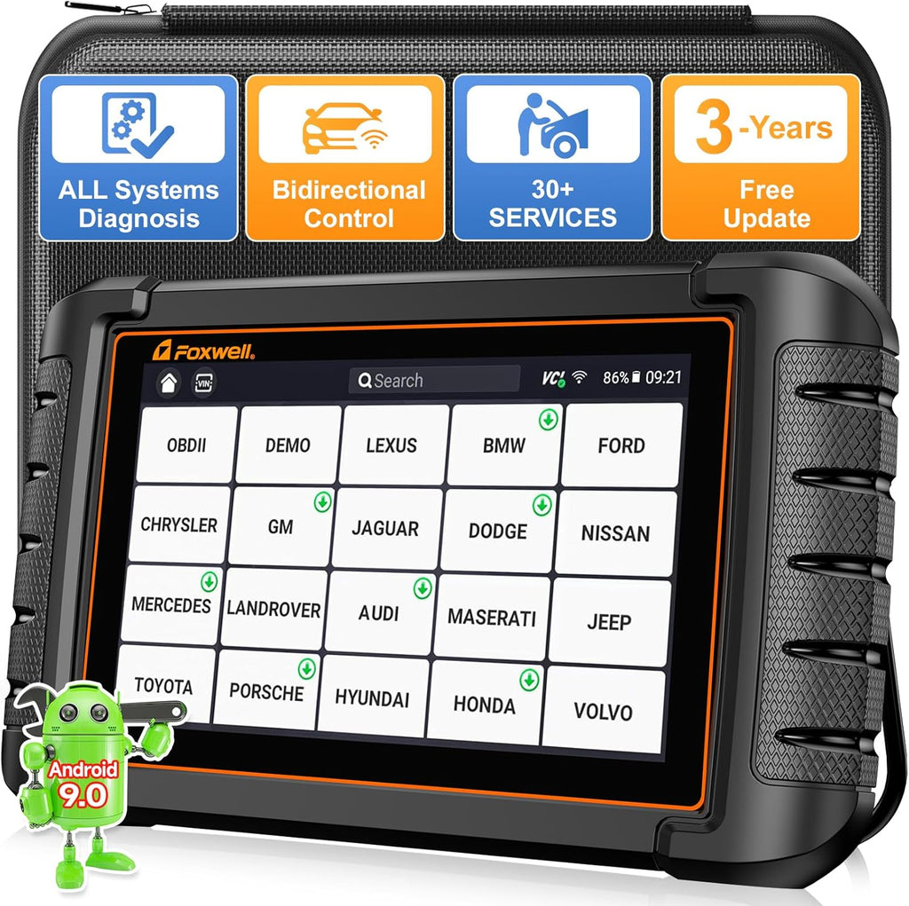 Bidirectional OBD2 Scanner with 30+ Services, Active Test, ABS/Oil/Injector Coding R173