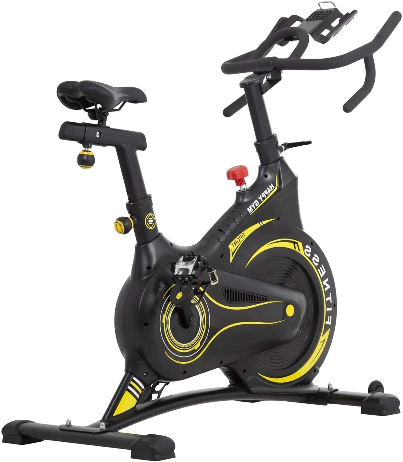 Black Exercise Bike with LCD Display T54537