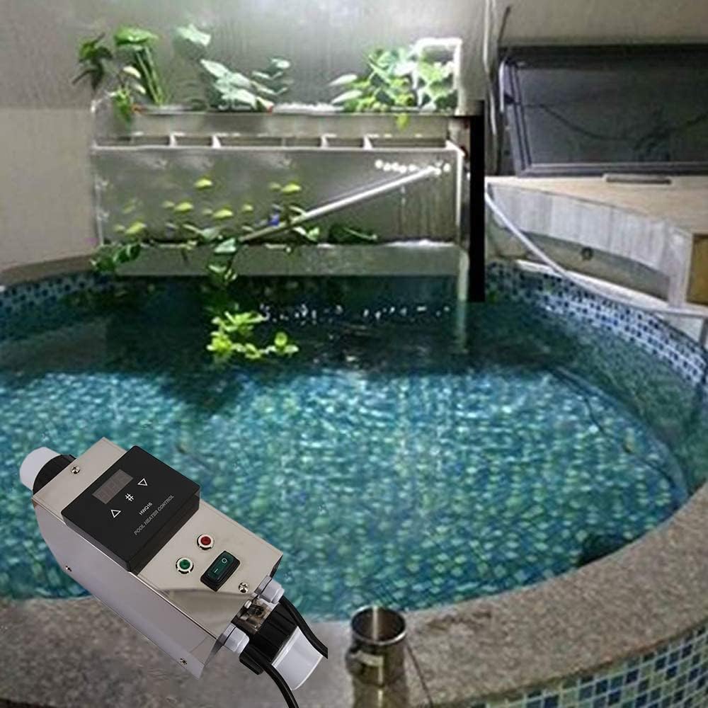 Electric Swimming Pool Heater, 12000BTU/hr, 110V/60Hz T79004