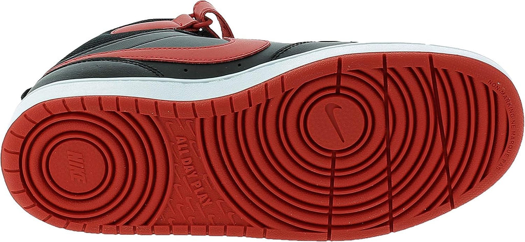 Boy's Court Borough Mid 2 Black University Red White 7 Big Kid M J76017