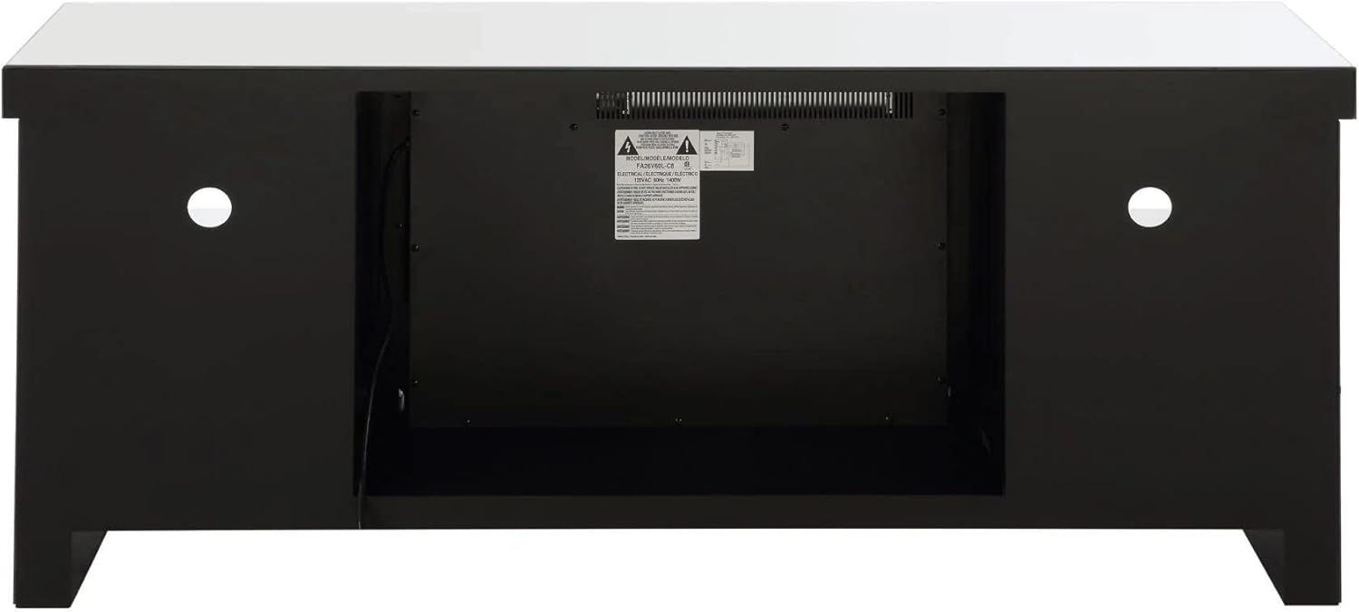 Glass Fireplace TV Stand C761