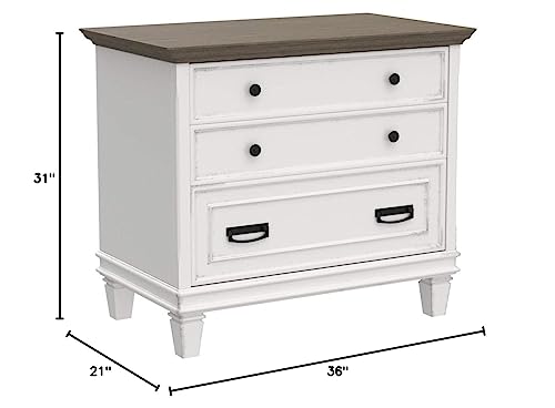 Brown Lateral File Cabinet Y81910