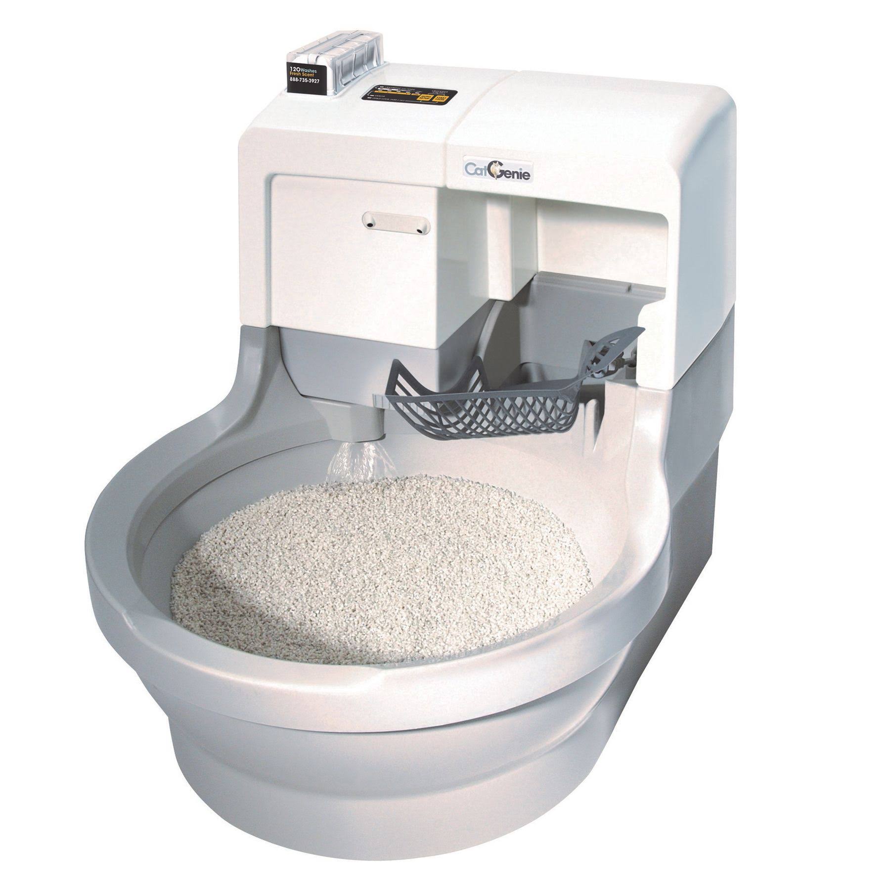 Self Washing Flushing Cat Box S228