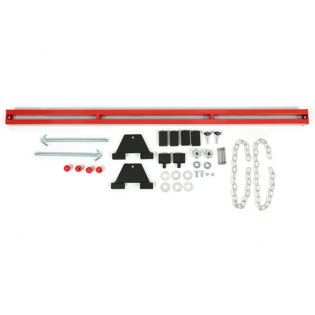 1100 Lbs Transverse Engine Support Bar with 2 Points Lift Holder and Dual Hooks Y945959