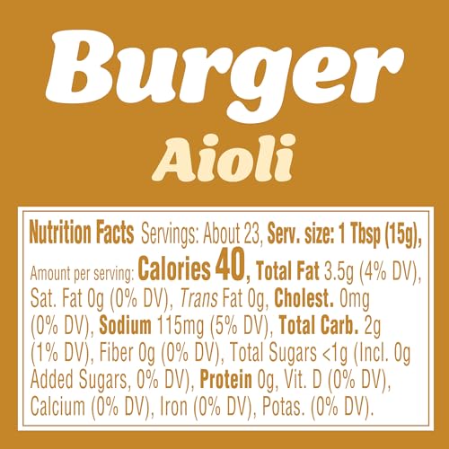 Garlic Aioli 12 oz Bottle Pack of 2 X5052