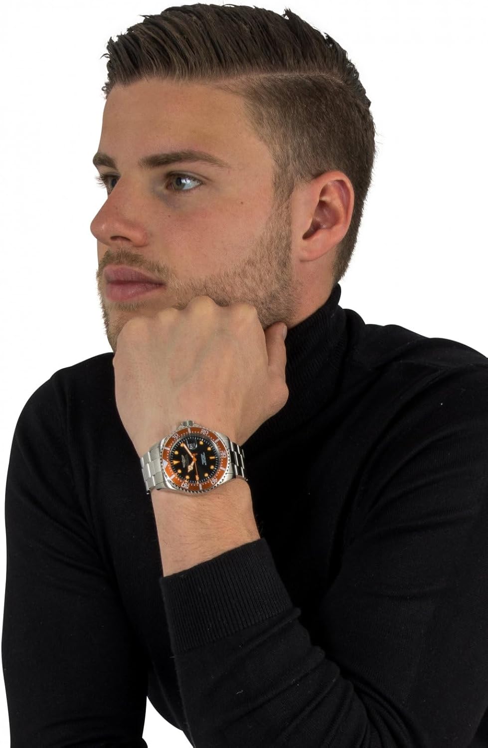Silver Quartz Analog Watch O863