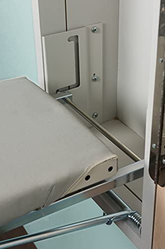 42 Inch Built-In Ironing Center with Swiveling Ironing Board N1242