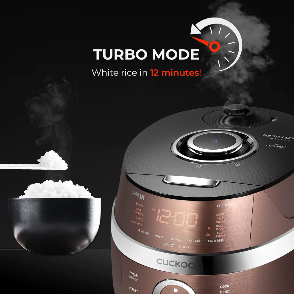 6-Cup Induction Heating Pressure Rice Cooker, Copper (Renewed) W550048