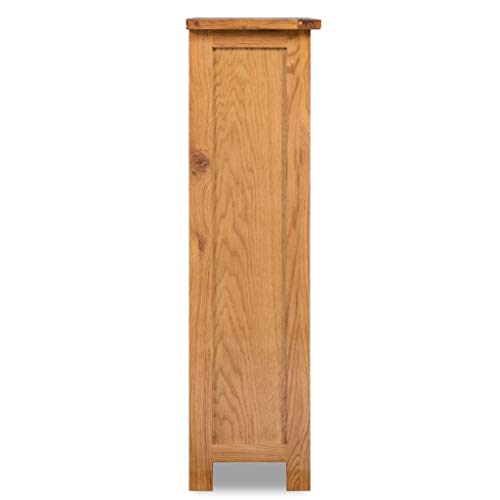 3-Tier Solid Oak Wood Open Bookcase V5344
