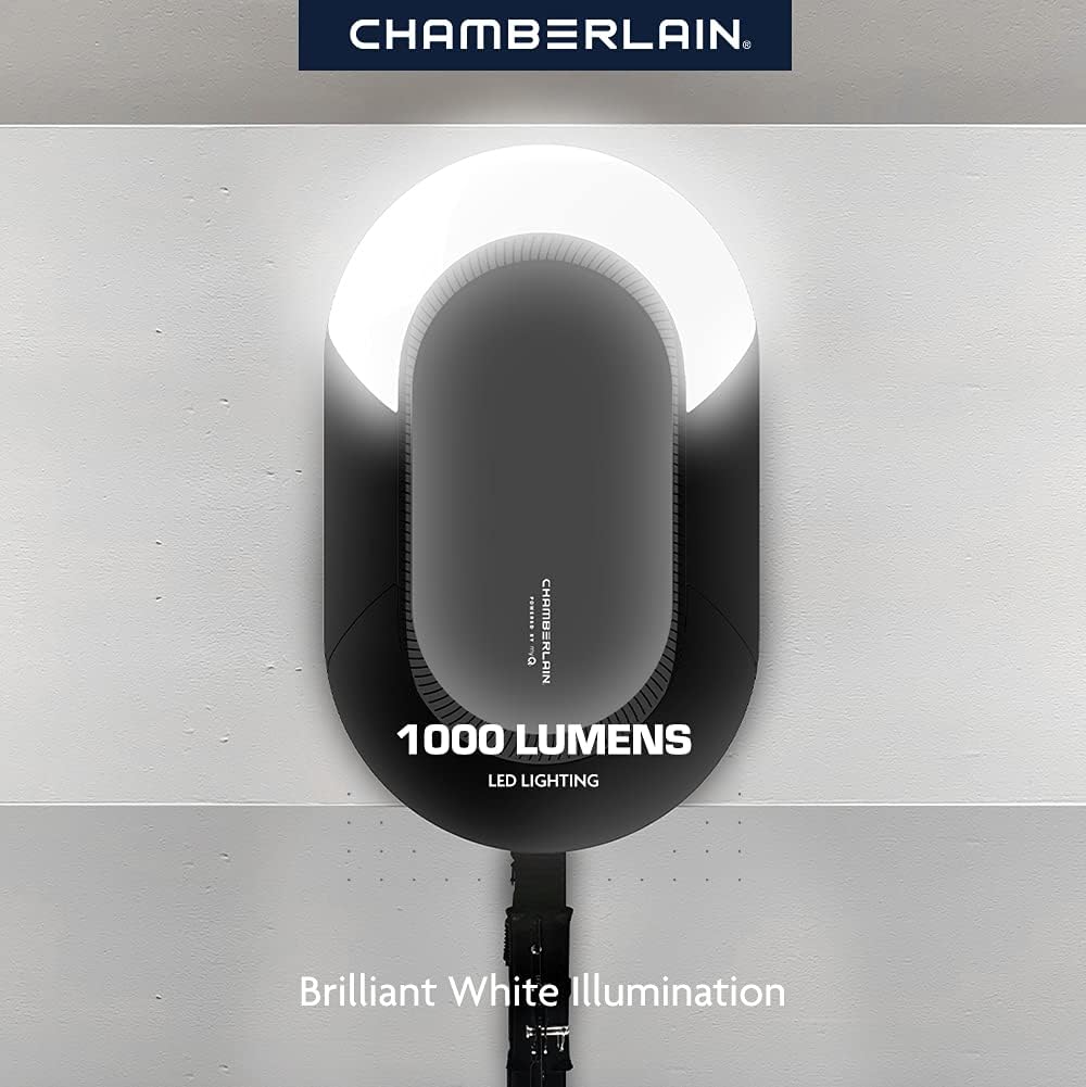 Ultra Quiet Belt Drive Smart Garage Door Opener with Battery Backup M615531