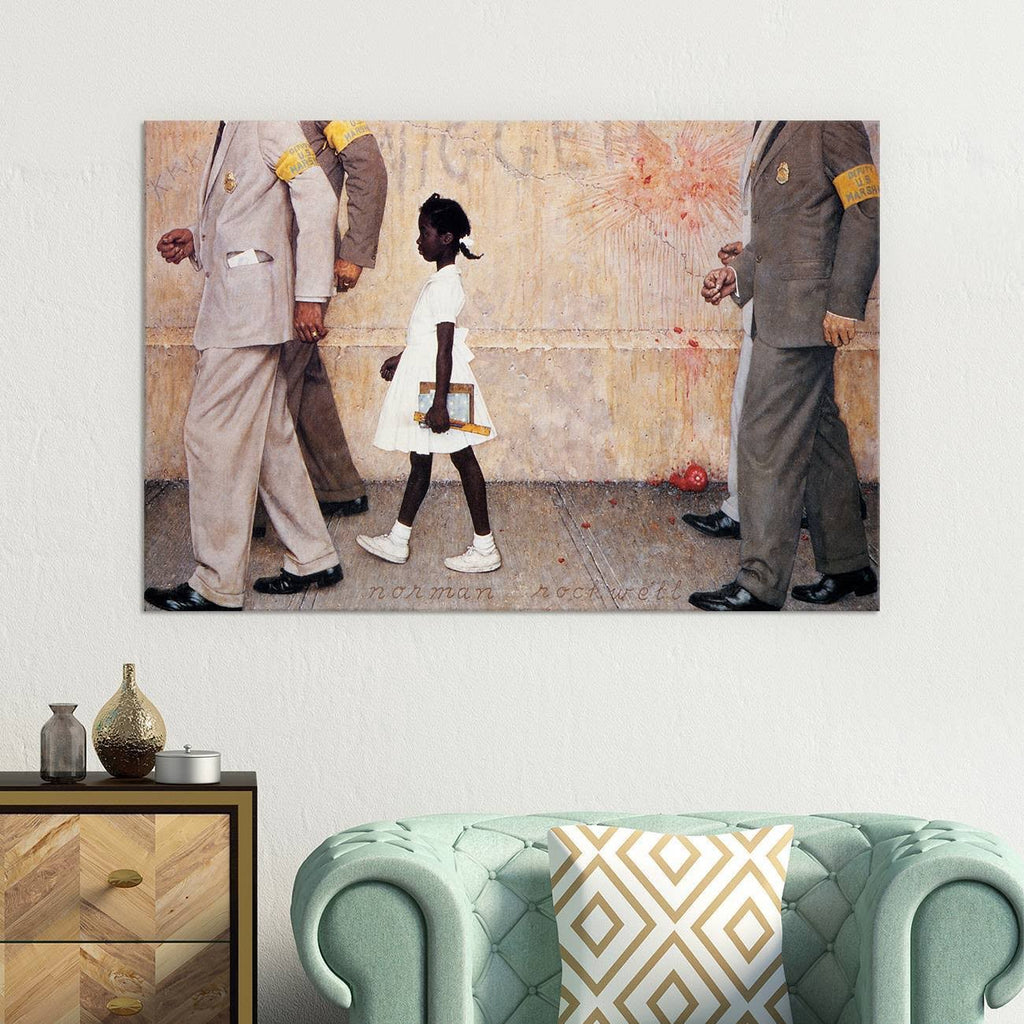 The Problem We All Live with (Ruby Bridges) by Norman Rockwell H386438