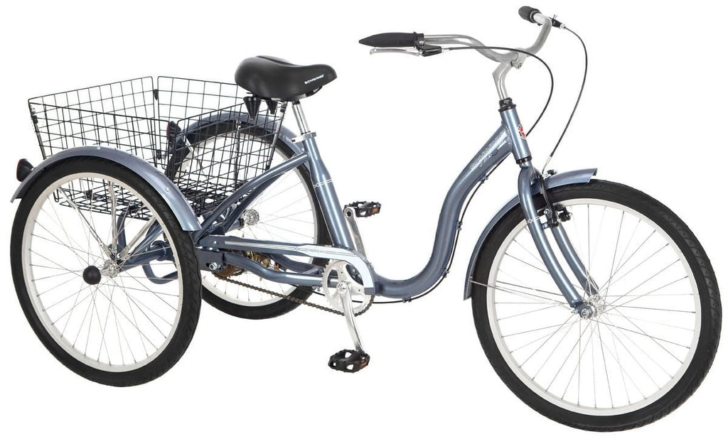 24 wheels Adult Tricycle with rear storage basket U655