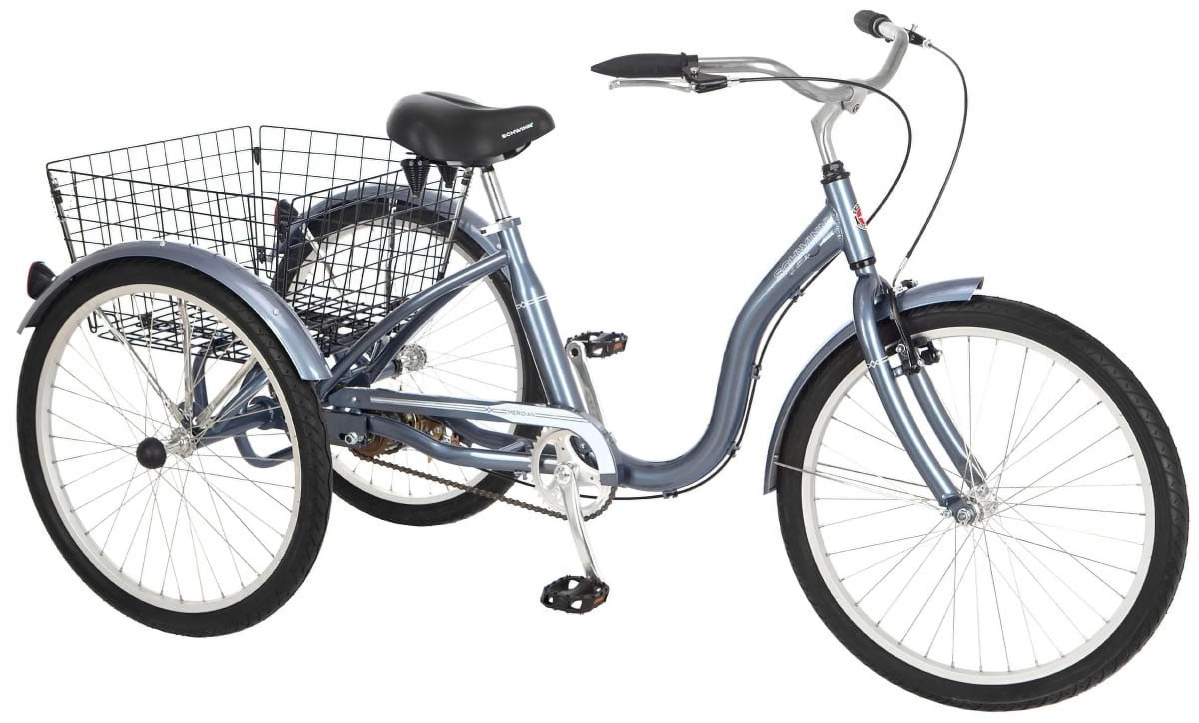 24 wheels Adult Tricycle with rear storage basket U655