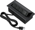 Silver Pop Up Outlet with 2 USB Ports & 3 Outlets Pack of 2 Z2524