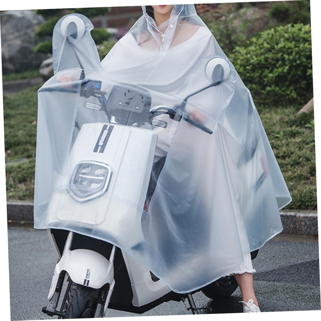 2pcs Waterproof Rain Poncho B69897