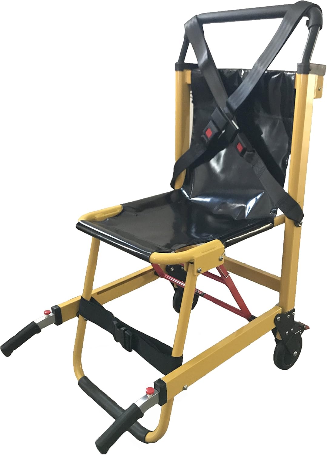 Yellow 2-Wheel Folding Stair Chair P19405