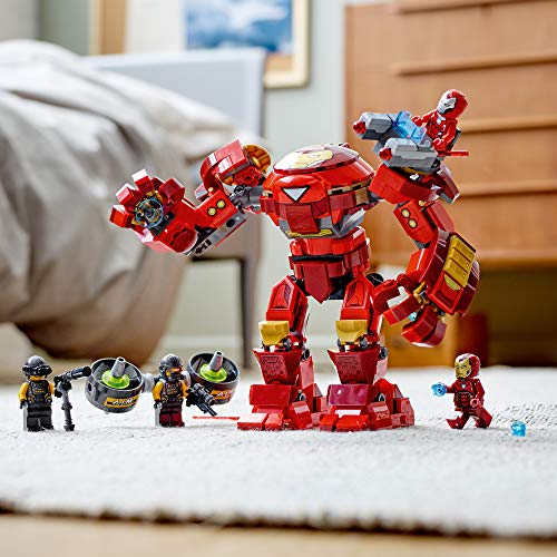 LEGO Marvel Avengers Iron Man Hulkbuster Versus A.I.M. Agent 76164, Brick-Build Avengers Playset with Minifigures (456 Pieces) K422
