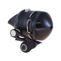 Black Size 20 Spincast Fishing Reel with Aluminum Front Cover O726133