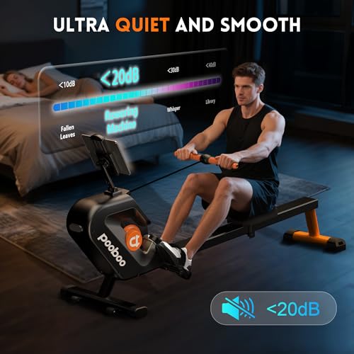 Magnetic Rower with LCD Monitor D139