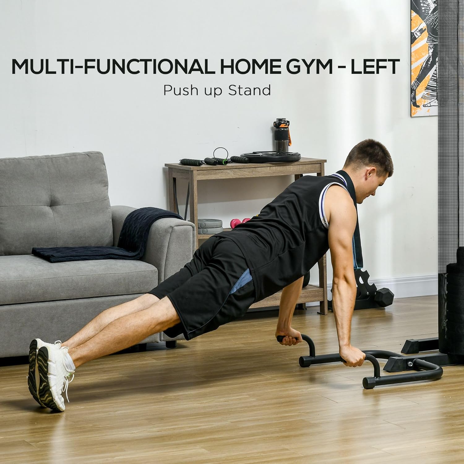 Multi Gym Workout Station with 143lbs Weight Stack M830
