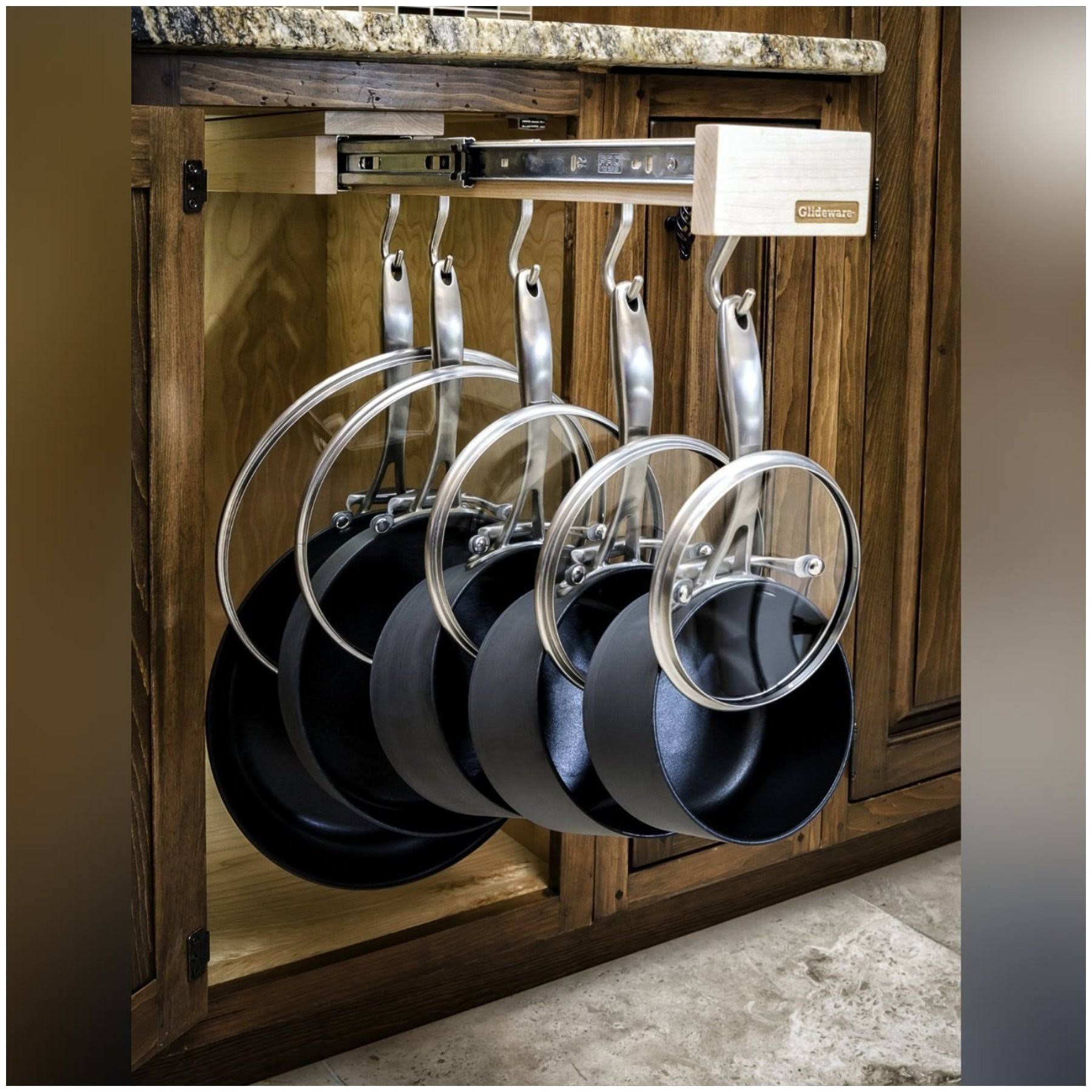 Wood Pull-Out Cabinet Organizer T647971