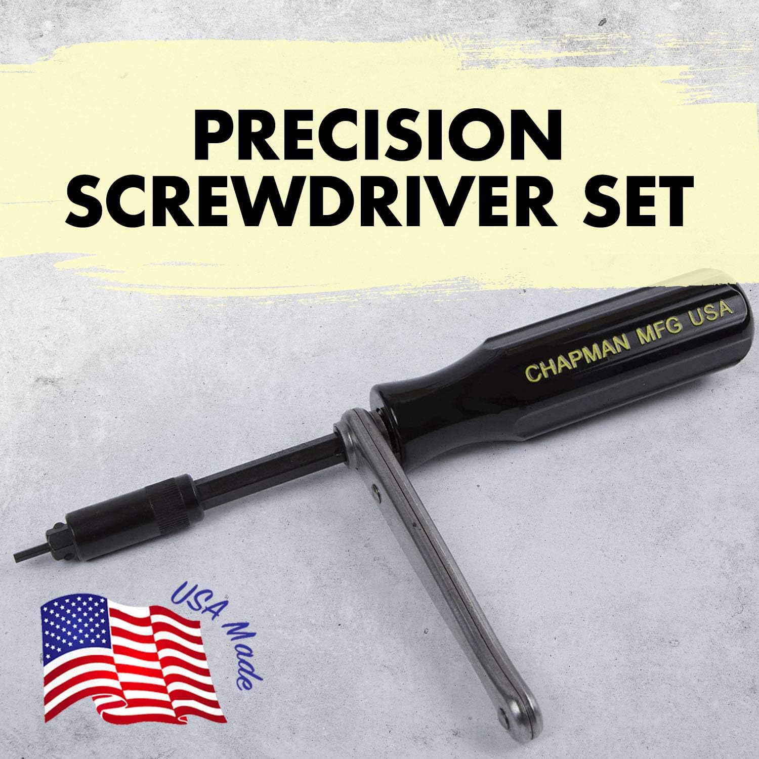 24 Piece Screwdriver Set with Phillips, Hex, Slotted Bits and Mini Ratchet I744