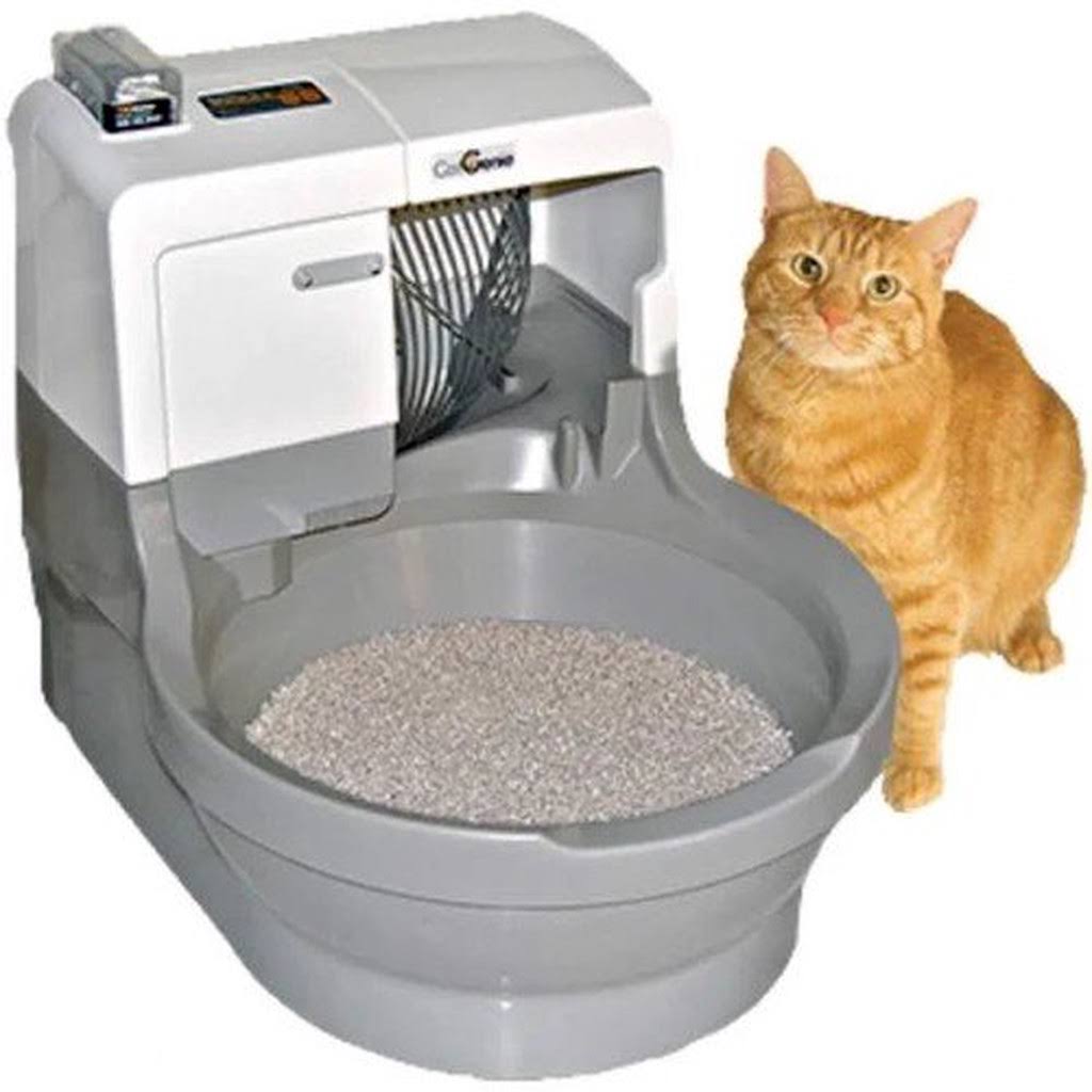 Self Washing Flushing Cat Box S228