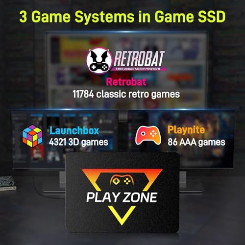 Retro Gaming Console with Built in 16191 Game, 1TB Game SSD T326