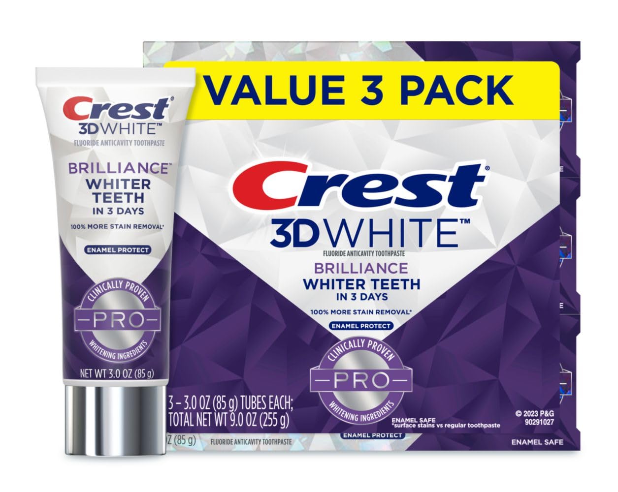 3oz 3 pack Enamel Protect Toothpaste U2159