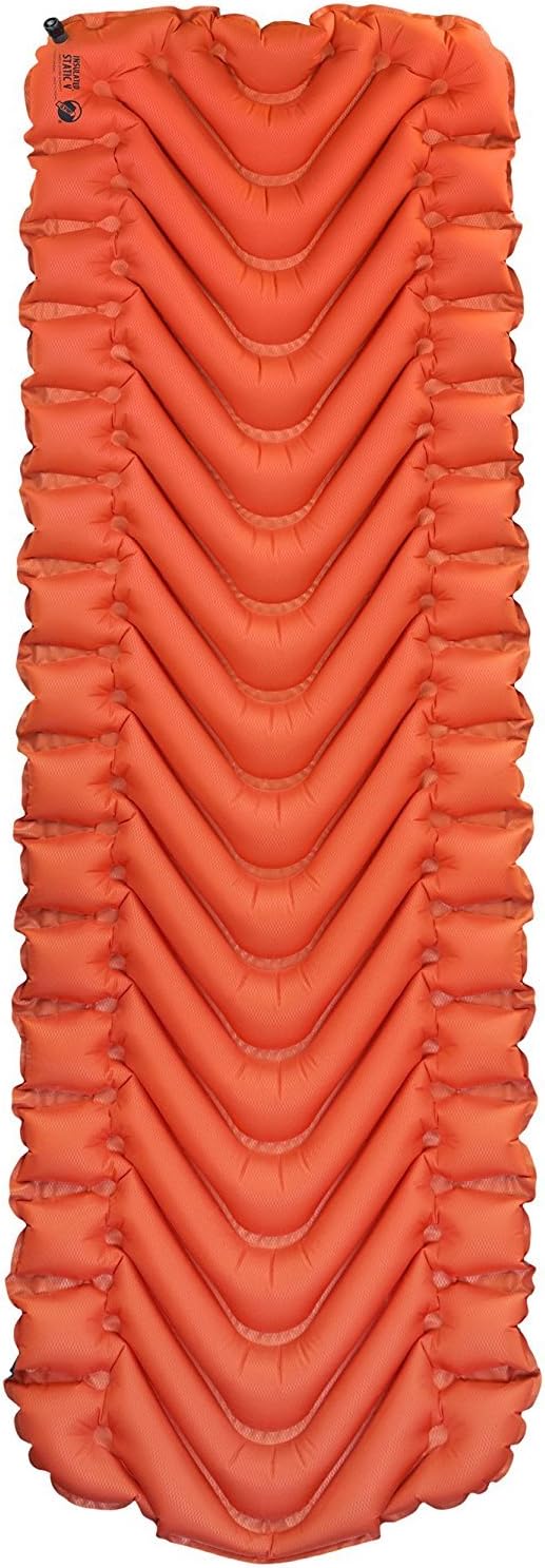 Insulated Static V Sleeping Pad, Lightweight, 2.5 Inches Thick, Inflatable Camping Mattress A29544