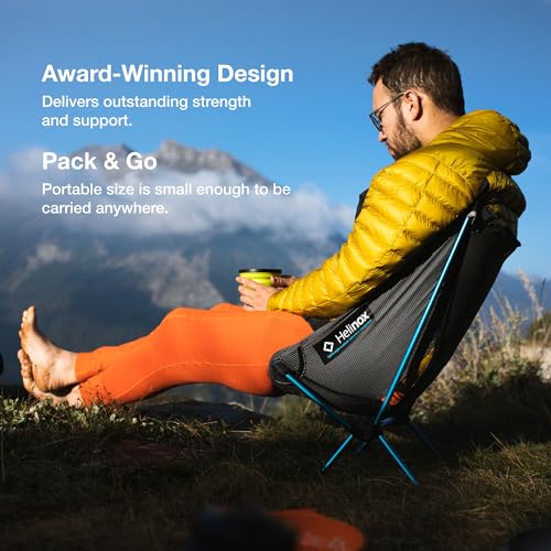 Black Ultralight Compact Backpacking Chair H519096