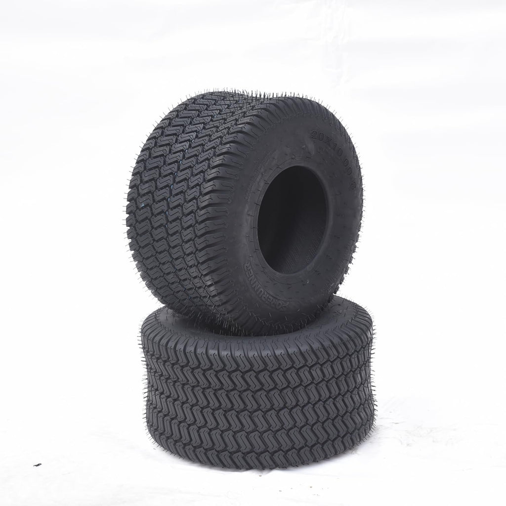 2 PCS 20x10-8 4PR Turf Saver Lawn Mower Tires R195499