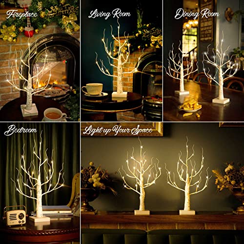4ft 48LED Artificial Birch Tree Light U1690