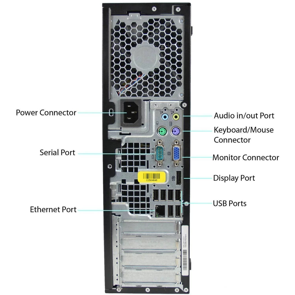 Desktop Computer PC with Keyboard and Mouse, Intel Core i5 3.40GHz Processor, 250GB Hard Drive, 4GB RAM Z22293