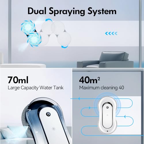 Window Cleaning Robot with 2800Pa Suction Power M81669