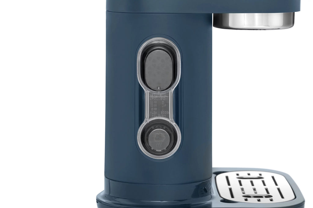 Navy Blue Single Serve Coffee Maker and Blender with Reusable Tumblers and Coffee Filter U205320