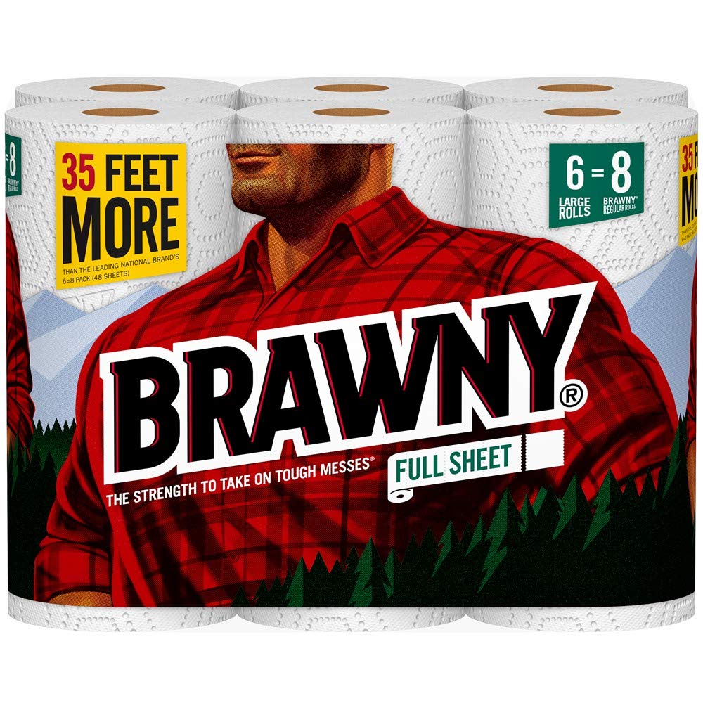 6 Large Rolls Full Sheet Paper Towels L93530