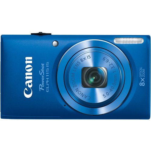16.0 MP Digital Camera with 8X Optical Zoom and 28mm Wide-Angle Lens (Blue) T656491